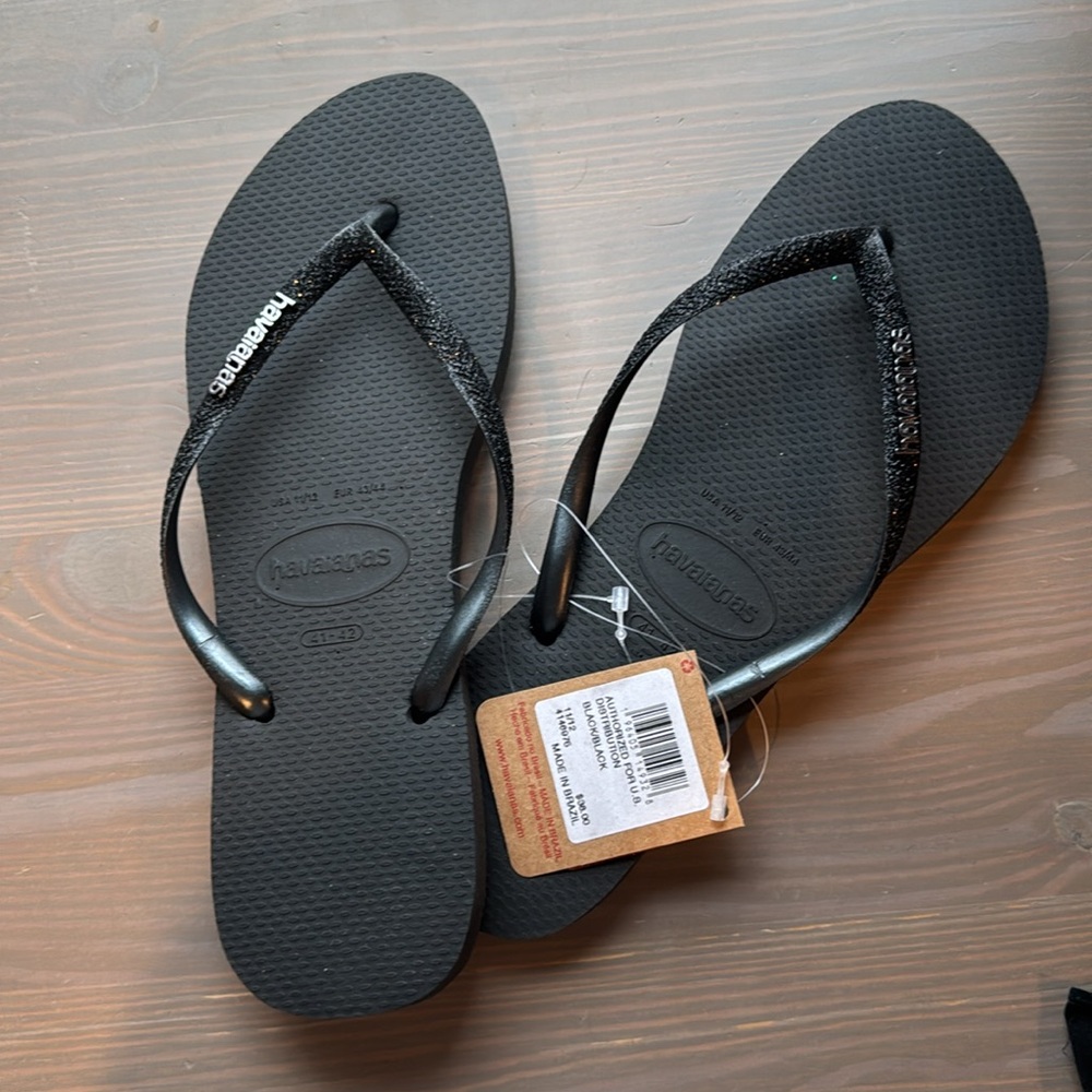 Havaiana’s Women's Slim Sparkle Flip Flops